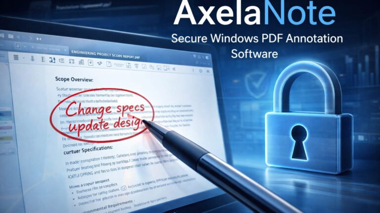 AxelaNote: A Smart Overlay Solution for Secure PDF Annotation on Windows