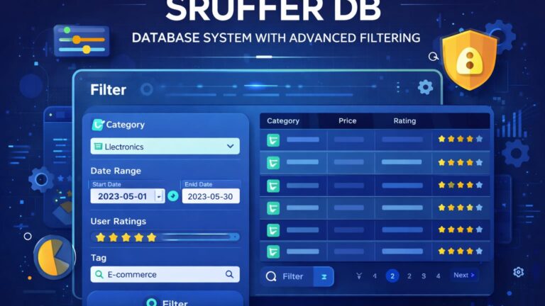 Sruffer DB: Database System with Advanced Filtering