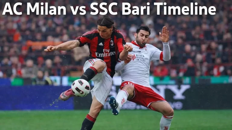 AC Milan vs SSC Bari Timeline: Complete Rivalry History